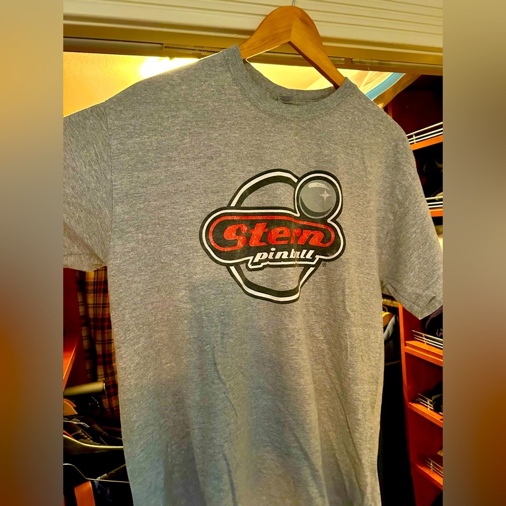 Stern Pinball logo shirt - show your love of the game!